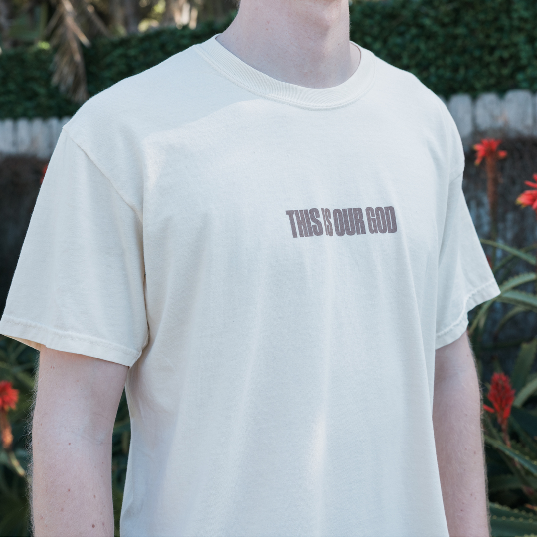 This is Our God (King Jesus) Tee- Cream