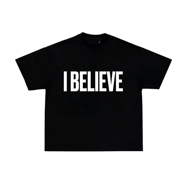 I Believe Tee - Black