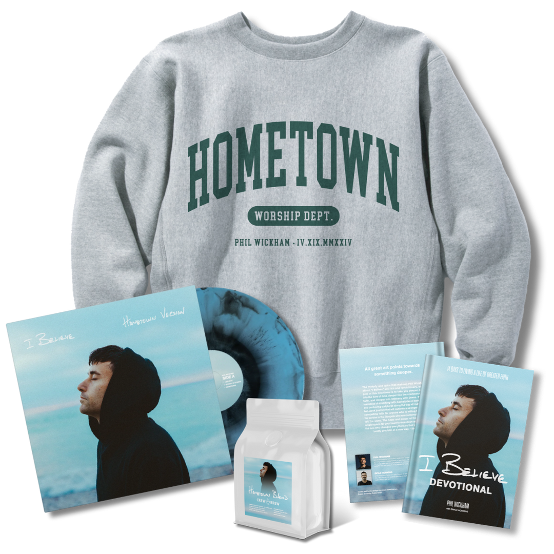Hometown Bundle - Book, Vinyl, Sweatshirt, Coffee