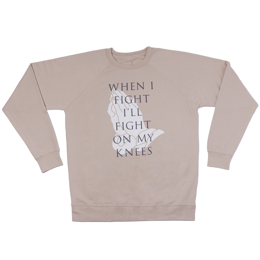 When I Fight (Battle Belongs) - Sweatshirt - Sand