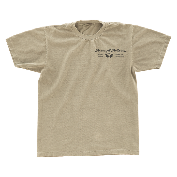 Hymn of Heaven Lyric T-Shirt- Beige (Limited Release)